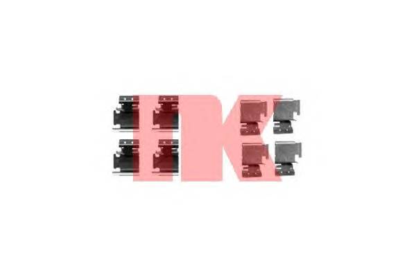 NK 7923298 Комплектующие, колодки дис...