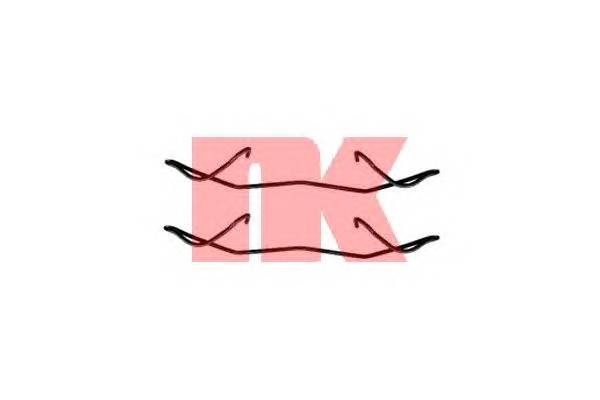 NK 7936180 Комплектующие, колодки дис...