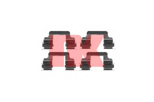 NK 7947610 Комплектующие, колодки дис�...