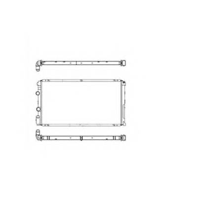 NRF 58213 Радиатор, охлаждение двига