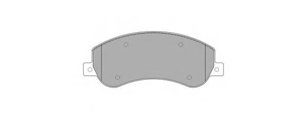 FREMAX FBP-1451 Комплект тормозных колодок