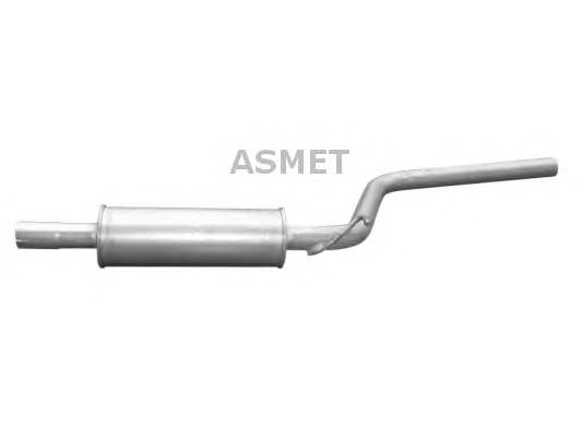 ASMET 03.108 Средний глушитель выхлопны