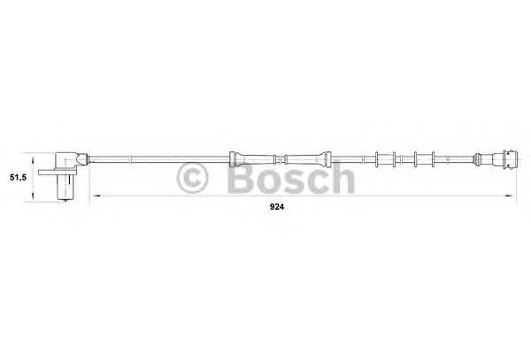 BOSCH 0 265 006 425 Датчик, частота вращения ко...
