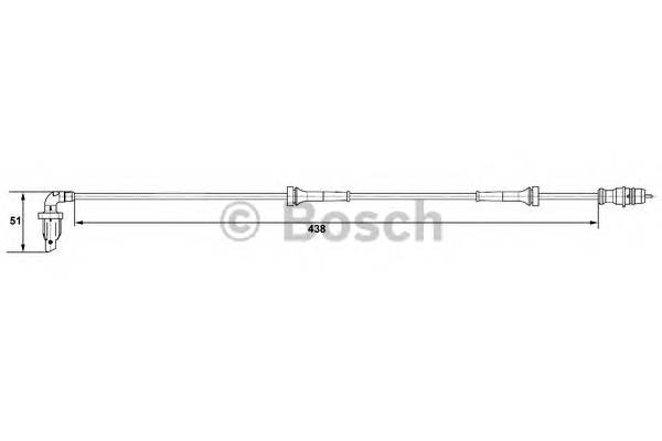 BOSCH 0 265 007 583 Датчик, частота вращения ко... BOSCH 0 265 007 583 Датчик, частота вращения ко...