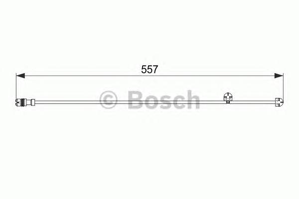 BOSCH 1 987 474 555 Сигнализатор, износ тормоз