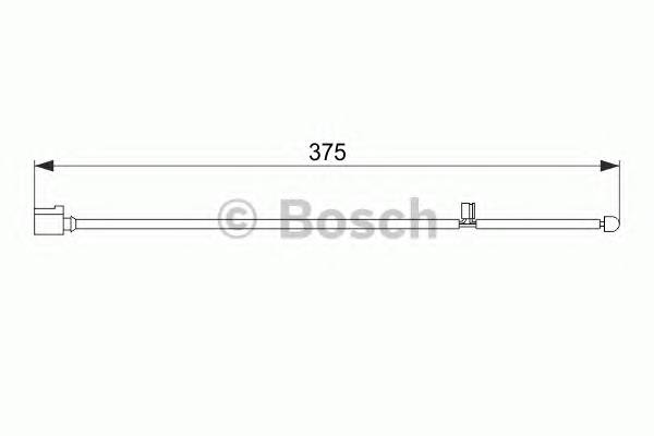 BOSCH 1 987 474 562 Сигнализатор, износ тормоз