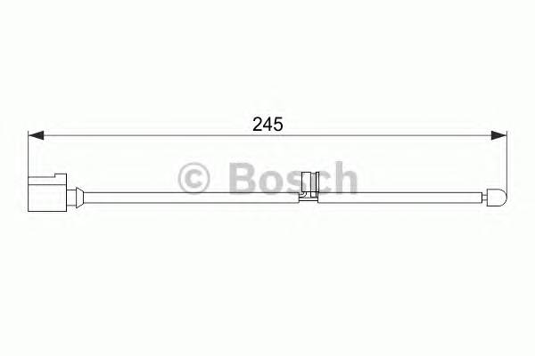 BOSCH 1 987 474 563 Сигнализатор, износ тормоз