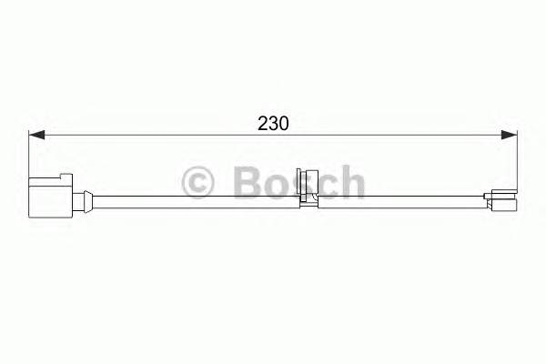 BOSCH 1 987 474 569 Сигналізатор, знос гальмів... BOSCH 1 987 474 569 Сигналізатор, знос гальмів...