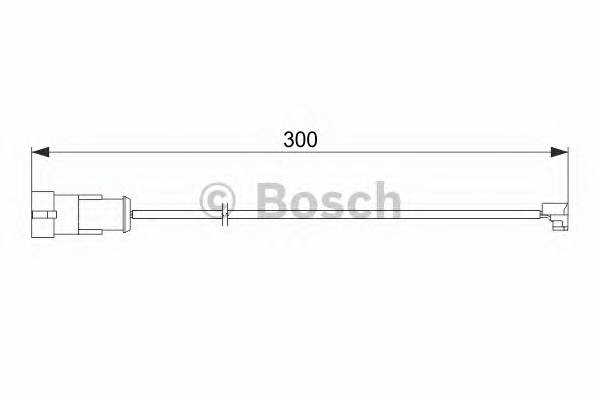 BOSCH 1 987 474 573 Сигнализатор, износ тормоз... BOSCH 1 987 474 573 Сигнализатор, износ тормоз...