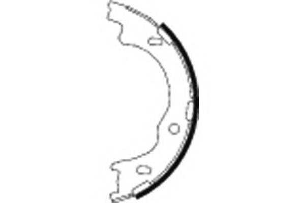 TEXTAR 91068100 Комплект тормозных колодок