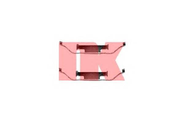 NK 7915097 Комплектующие, колодки дис...