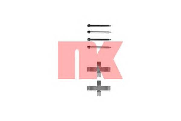 NK 7936076 Комплектующие, колодки дис...