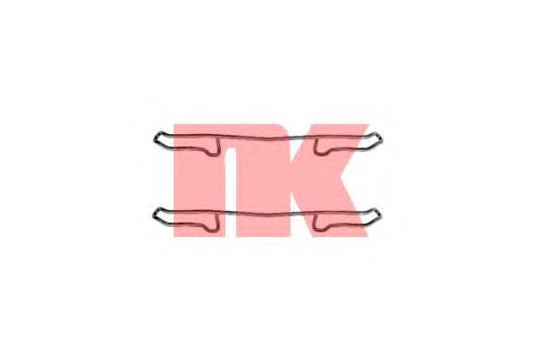 NK 7936100 Комплектующие, колодки дис...