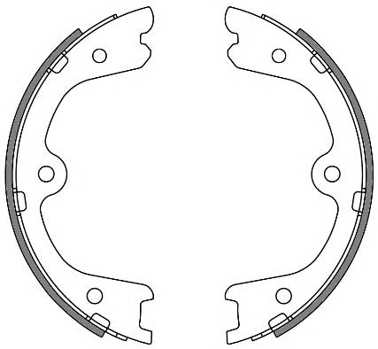 REMSA 4264.00 Комплект тормозных колодок...