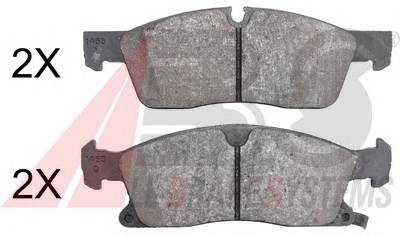 A.B.S. 37878 Комплект тормозных колодок...