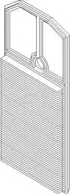 TOPRAN 107 695 Воздушный фильтр