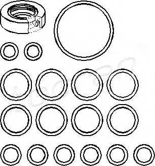TOPRAN 107 356 Комплект прокладок, гидрав...