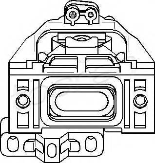 TOPRAN 107 977 Подвеска, двигатель