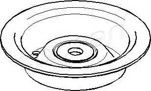 TOPRAN 205 454 Подшипник качения, опора ст