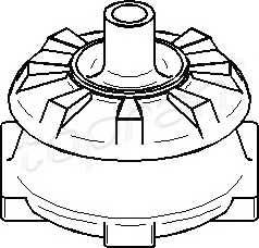 TOPRAN 300 347 Втулка, балка моста