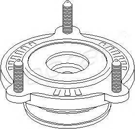 TOPRAN 722 654 Опора стойки амортизатора