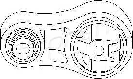 TOPRAN 207 757 Подвеска, двигатель