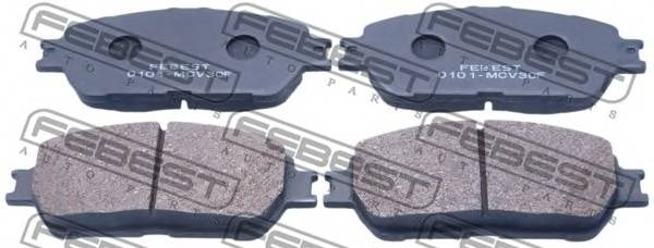 FEBEST 0101-MCV30F КОЛОДКИ ТОРМОЗНЫЕ ПЕРЕДНИЕ... FEBEST 0101-MCV30F КОЛОДКИ ТОРМОЗНЫЕ ПЕРЕДНИЕ...