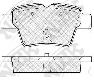 NiBK PN0069 Колодки гальмівні. дискові ... NiBK PN0069 Колодки гальмівні. дискові ...