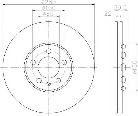 TEXTAR 92061400 Тормозной диск TEXTAR 92061400 Тормозной диск