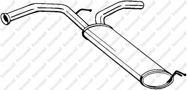 BOSAL 135-721 Глушник вихлопних газів кі... BOSAL 135-721 Глушник вихлопних газів кі...