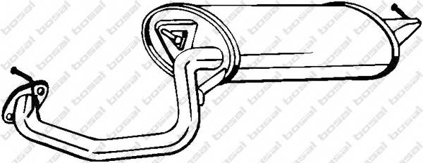 BOSAL 228-151 Глушитель выхлопных газов 