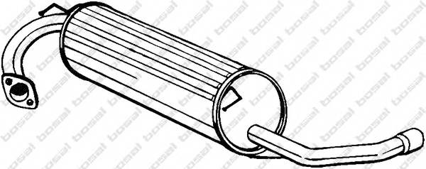 BOSAL 278-839 Глушник вихлопних газів кі�