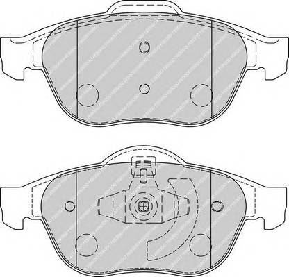 FERODO FDB1865 Комплект тормозных колодок