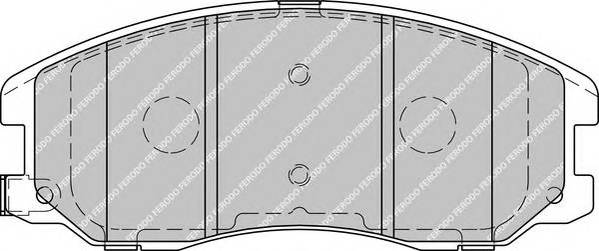 FERODO FDB1934 Комплект тормозных колодок
