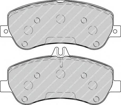 FERODO FDB4219 Комплект гальмівних колодо...