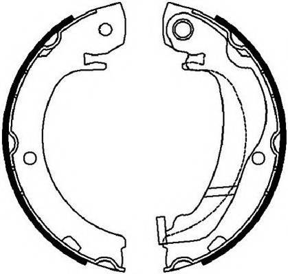 FERODO FSB4036 Комплект гальмівних колодо...