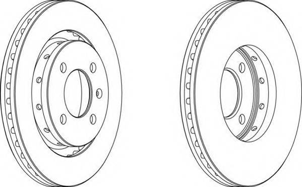 FERODO DDF1365 Диск гальмівний