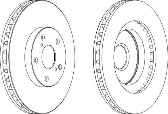 FERODO DDF1646 Гальмівний диск (ціна за 2шт