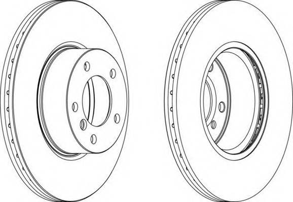 FERODO DDF1717 Диск гальмівний