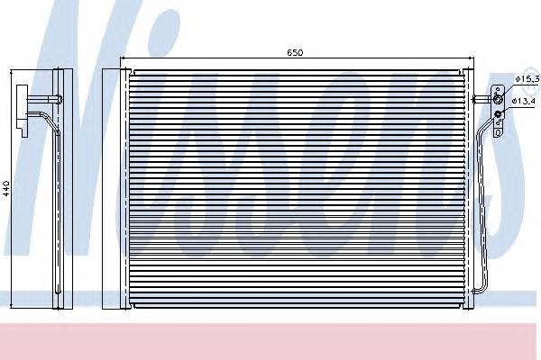 NISSENS 940045 Конденсатор, кондиционер