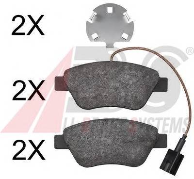 A.B.S. 37800 Комплект тормозных колодок