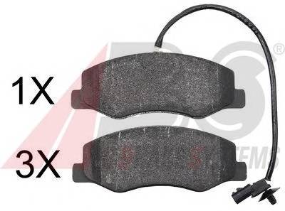 A.B.S. 37846 Комплект тормозных колодок