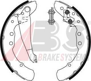 A.B.S. 8921 Комплект тормозных колодок