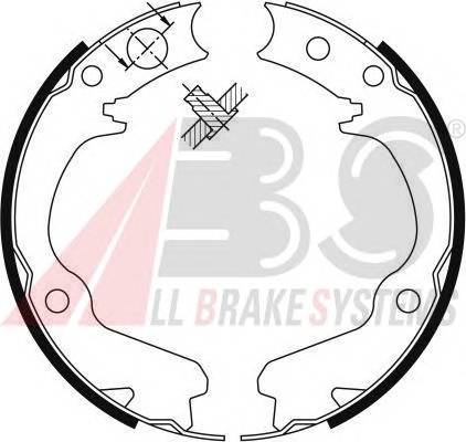 A.B.S. 9116 Комплект тормозных колодок...