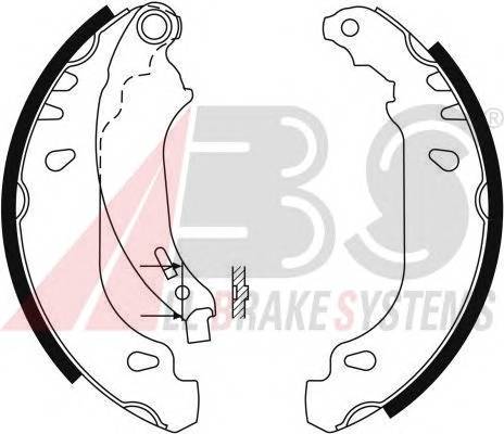 A.B.S. 9124 Комплект тормозных колодок A.B.S. 9124 Комплект тормозных колодок