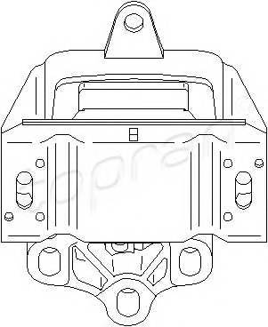 TOPRAN 110 760 Подвеска, двигатель