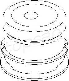 TOPRAN 110 941 Втулка, балка моста