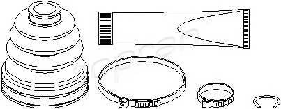TOPRAN 302 208 Комплект пылника, приводно