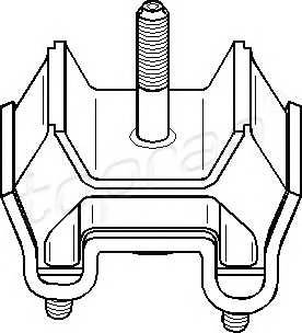 TOPRAN 401 689 Подвеска, двигатель