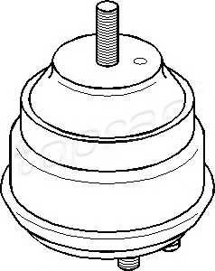 TOPRAN 500 752 Подвеска, двигатель
